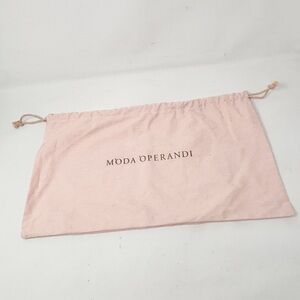 MODA OPERANDI Soft Pink Dustbag Luxury Shoes Bags Clothing Travel 10” X 16”
